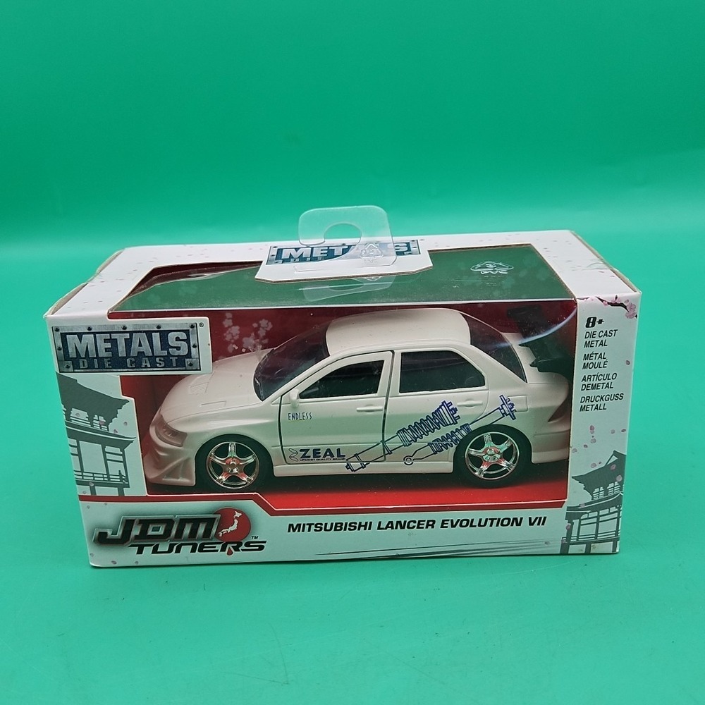 Jada Metals Diecast Car Mitsubishi Lancer Evolution VII JDM Tuners Brand New